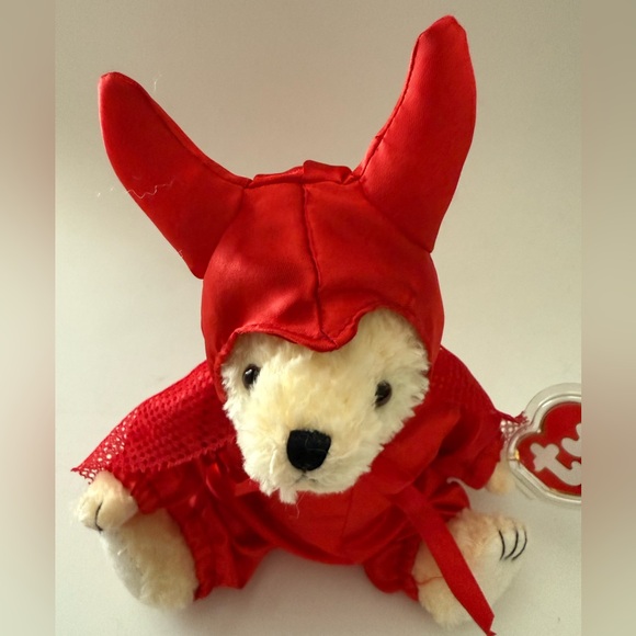 Retired Attic Treasures 2000 Devlin the Bear Beanie Baby- Jointed Limbs - Picture 3 of 7